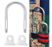 Otoolling 2 Lock Gate Lock A1 Dual Padlock System A1 Model Accommodate All Known Padlocks on The Market for Gate, Fence, Shed, or Other Equipment