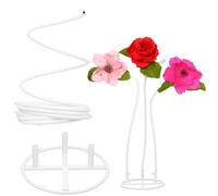 Otoolling 32.8 ft Flexible Pipe for Giant Flowers and Flower Pole Display Stand Base Giant PVC Pipe Stem Tubing for Crafts Floral Wedding Decor Balloon Backdrop Arches Prop DIY Arts(2 Pcs,White)