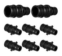 Otoolling 8 Pack 3/4" x 1/2" PEX-A Expansion Reducing Coupling, PPSU Lead-Free Black Plumbing PEX-A Fittings, Poly Alloy, ASTM F1960 Certified, for Tubing Connection, Potable Water, Plumbing System