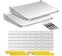 Otoolling 8 Pack Planer Folding Table with 6 Pack 13-inch Planer Blades Heat Treated Replacement Knives Compatible with Dewalt Dw735 Dw735x Provides 9 Inch Support on Each Side (Silver)