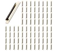 Otoolling 80 Pcs Ho Scale Train Accessories Nickel Silver Rail Joiners Railway Track Nickel Silver Universal Rail Joiners for C Track