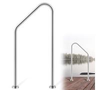 Otoolling Boat Dock Boarding Handrail 36 X17 Inches Swimming Pool Railing Safety Grab Bar Stainless Steel Brushed Finish Boat Grab Bar for Marine Docks Decks Boats Indoor Outdoor Pools