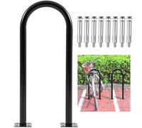 Otoolling Floor Bike Rack Commercial Outdoor Bicycle Parking Racks Galvanized Steel Bicycle Organizer Stand Wheel Storage Holder for Garages Streets Yards Parks Sidewalks Ground (2-3 Bike Stand)