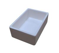 OTOOLWORLD 99.3% Alumina Crucible Al2O3 Aluminum Oxide Crucible Assay Crucible for Lab Laboratory (120x80x40MM)