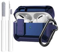 OTOPO for Airpods Pro 2/1 Case Cover with Lock Clip (2019/2022/2023), Rugged Case for Airpod Pro 2nd/1st Generation Protective Skin with Keychian&Cleaning Kit for Apple iPod Pro, Blue