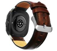 OTOPO Leather Band Compatible Galaxy Watch 8 40mm 44mm/8 Classic 46mm Men Women, No Gaps Genuine Leather Replacement strap with Stainless Steel Buckle for Galaxy Watch 8 Classic Smartwatch Brown