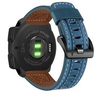 OTOPO Leather Strap Compatible Instinct/Instinct 2 Solar/Instinct3 45mm Watch Straps, Top Genuine Leather Watch Straps Wristband for Men and Women Blue