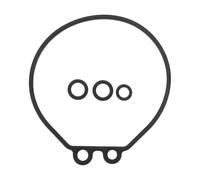 OTOTEC 1 Set Outboard Carburetor Gasket Set 16010-ZV4-005 Compatible with Honda 9.9/15/20/25/30/40/50/75/90 HP
