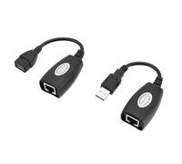 OTOTEC 1 Set USB Ethernet Adapter, RJ45 Ethernet Splitter to USB Extension Adapter for Cat5/5e/6/6e, UP to 50m/164ft Suitable for Computers Mobile Phones U Disks Printers Cameras