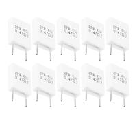 OTOTEC 10 Pcs Vertical Non Inductive Cement Resistors 5W/0.47ohm 0R47 Fit for Audio Amplifiers Power Modules