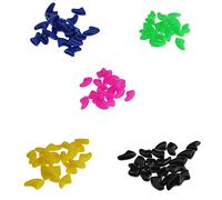 OTOTEC 100x Soft Cat Pet Nail Caps Claws Paws Control Soft Designer Cat Nail Caps S