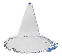 OTOTEC 10Ft/3M Easy Hand Throw Cast Net with Sinker Bottom - 5/8 Inch Nylon Mesh for Bait Fishing