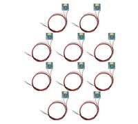 OTOTEC 10pcs 12v LED Light Board Model Railway Building Interior Lighting Warm White LED Compatible with Hornby OO HO Model With Wire