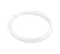 OTOTEC 1Pc 10m 0.7mm Wire Diameter Badminton String Nylon High Flexibility Badmintonsaite Compatible with YONEX BG Exbolt 65 (White)