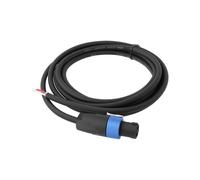 OTOTEC 1pc Roar Speakon to Bare Wire Speaker Cable 2-Pole Copper 16AWG 24V Speaker Lead Cable for DJ Disco Audio Amplifier 3M(10 ft)