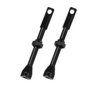 OTOTEC 2 Pack Black Tubeless Valves Set 60mm Aluminium Alloy Compatible With Peaty's Compatible With Muc-Off