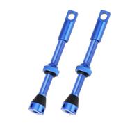 OTOTEC 2 Pack Blue Tubeless Valves Set 60mm Aluminium Alloy Compatible With Peaty's Compatible With Muc-Off