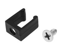 OTOTEC 2 Pcs Car Fuel Flap Filler Door Repair Kit Compatible with Ford Transit Mk6 Mk7 Fuel Door Clip with Screw Replacement Kit Black Plastic