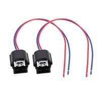 OTOTEC 2-Pin Alternator Repair Plug Harness Connector, ABS Plastic, Compatible with Bosch, PL17-WL2, 15cm Lead, 2 Pack