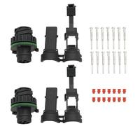 OTOTEC 2 Sets of 6/7 Pin Car Rear Lamp Plug Male Connector Repair Plug Kit Twist Lock Rear Tail Light Compatible with Fiat Compatible with Ducato