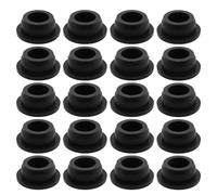 OTOTEC 20pcs 33x13.5x26mm Silicone Hole Plugs Solid Sealing Hole Plug End Cap Silicone Solid T Type Hole Plug for 25mm Apertures Bottles Pipes Flower Pots