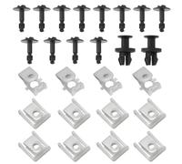 OTOTEC 26PCS Engine Undertray Engine Under Cover Fixing Clips Screw Kit Compatible with AUDI A4 B8 2008-2017 Q5 2008-2018 A5 2008-2012