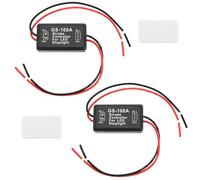OTOTEC 2PCS 12V-24V Flashing Strobe Blinking Controller Flasher Module for LED Brake Light Tail Stop Light Motor Vehicles Cars Motorcycles Electric Bikes