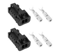 OTOTEC 2Pcs 2-Pin Car License Plate Light Connector 98817-1021 Compatible with Renault Kangoo