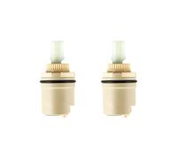 OTOTEC 2pcs 25mm Tap Ceramic Cartridge Replacement for Kitchens Bathroom Washbasins
