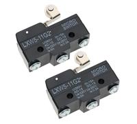 OTOTEC 2Pcs 3Pin Terminal Micro Switch with Roller Brake Pedal Micro Switch Fit for Golf Cart Compatible with EZGO TXT Gas and Electric 10606G1 10606G2 17928-G1 31535G1