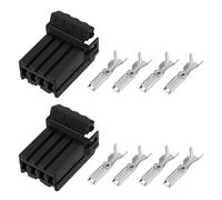 OTOTEC 2Pcs 4-Pin Motorcycle Headlight Connector 174922-2 Compatible with Ha-rley Softail