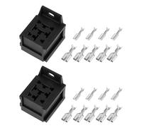 OTOTEC 2Pcs Automotive 9-Pin Relay Socket with Terminals for 4/5 Pin Relays