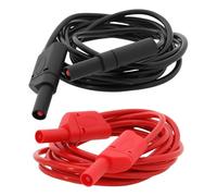 OTOTEC 2Pcs Automotive Test Leads 4mm Banana Female Extension Cord 16AWG 13A 2m