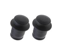 OTOTEC 2PCS Car Cigarette Lighter Socket Cover Cap Dustproof Waterproof 12V Outlet Lid Auto Replacement Accessories Black Installation Diameter 21mm