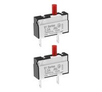 OTOTEC 2pcs Circuit Overload Protection Switch Manual Reset Switch Push-to-Reset Thermal Circuit Breaker Switch 914266-01 2A 125/250V Compatible with Dyson DC25