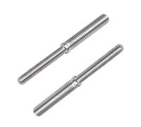OTOTEC 2Pcs Double End Threaded Stud Screw Bolts M6 to M8 80mm 304 Stainless Steel Thread Adapter for Structural Columns Fasteners