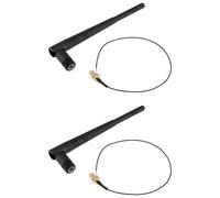 OTOTEC 2pcs Dual Band Wireless 2.4-5.8 GHz WiFi Antenna U.fl to SMA Female Cable for Routers Industrial Control Motherboard