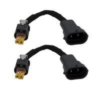 OTOTEC 2Pcs H11 to MCON LED Fog Light Adapter Compatible with VW Golf 7 GTI GTD,Wiring Harness Conversion Plug Set