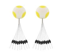 OTOTEC 2Pcs Line Stoppers Float Stops Lure Space Bean Fishing Gear 5x2.2mm for 1.5-3.5mm Wire Diameter