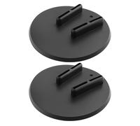 OTOTEC 2pcs Motorbike Kickstand Pad Disc Rest Pad Replacement Part 94647-98 Compatible with Harleys Davidson Jiffy Stand Coaster Puck Black