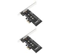 OTOTEC 2pcs PCI-E M.2 to PCI-E3.0 X1 Expansion Card for M.2 PC SSD NGFF NVME6698