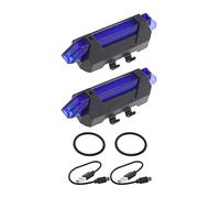 OTOTEC 2PCS Warning LED Strip Flashlight Bar Lamp Night Cycling Safety Decoration Light Scooter Parts Compatible with Xiaomi m365 pro 1s pro2 Electric Scooter, Blue