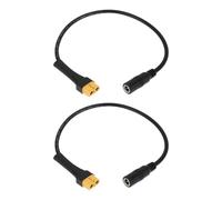 OTOTEC 2Pcs XT60 Female Connector to 5.5x2.1mm DC5521 Power Cable for FPV Monitor Power Supply Solar Energy Storage Panel