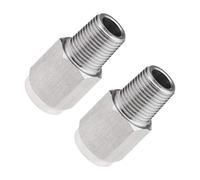 OTOTEC 2X 1/8NPT to M10x1.0 Pressure Pressure Gauge Reducer Connector Automobile