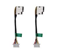 OTOTEC 2x DC Power Jack Dock Connector Flex Cable Replacement Compatible with HP Pavilion 799735-F51 799735-S51 799735-T51 799735-Y51 DC Power Jack Cable Charging Port Plug