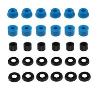 OTOTEC 3 Sets of Skateboard Truck Bushings Kit for Most 7 Inch Skateboard Trucks, 88A Hardness, Blue, Black