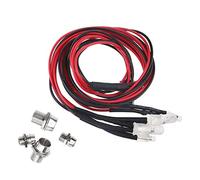 OTOTEC 4 LED Upgrade Parts 5mm 2 White 2 Red LED Light Set for RC Cars