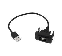 OTOTEC 40x22mm USB Port Socket Extension Cable Car Charger Male to Female Charging Cable Compatible with Toyota