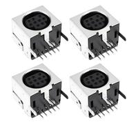 OTOTEC 4Pcs 9 Pin Mini DIN Socket Connector Compatible with Sega Mega Drive 2