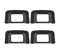 OTOTEC 4Pcs Camera Eyepiece Eyecup Rubber Viewfinder Eyecup DK-25 Compatible with Nikon D5500 D5300 D5100 D3500 D3400 D3000 Black